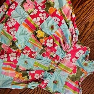 Charming baby girl patchwork blouse